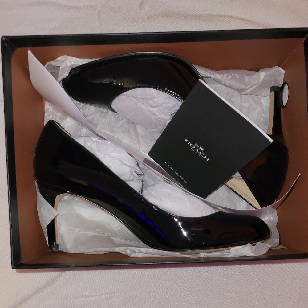 Coach Patent Leather Shoes 👞